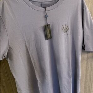 rag & bone Washed Purple Dagger Short Sleeve Tee
